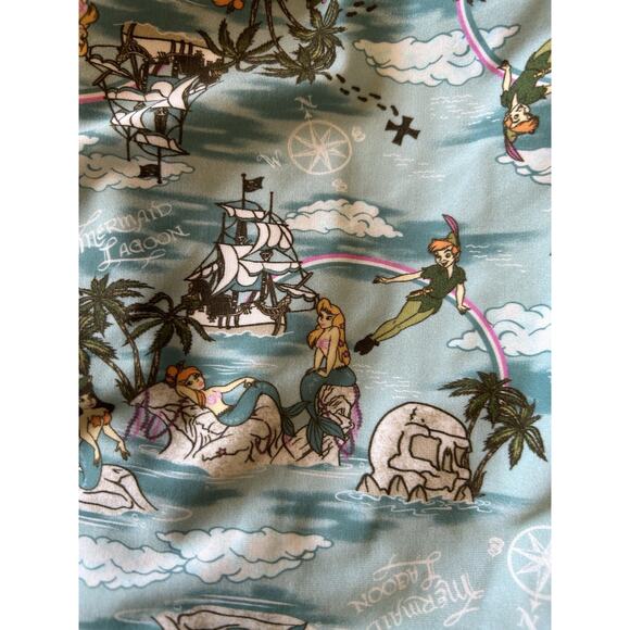 Hot Topic Peter Pan Mermaid Swimsuit Women’s L Retro Rockabilly Disney One Piece - Picture 10 of 16